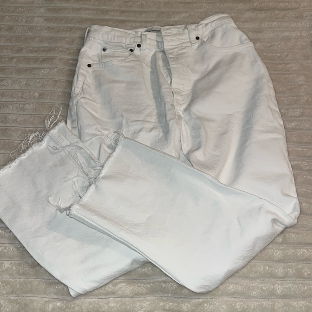 Abercrombie & Fitch ultra high rise kick flare